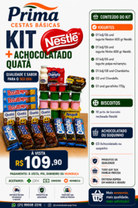 kit nestlé + achocolatado