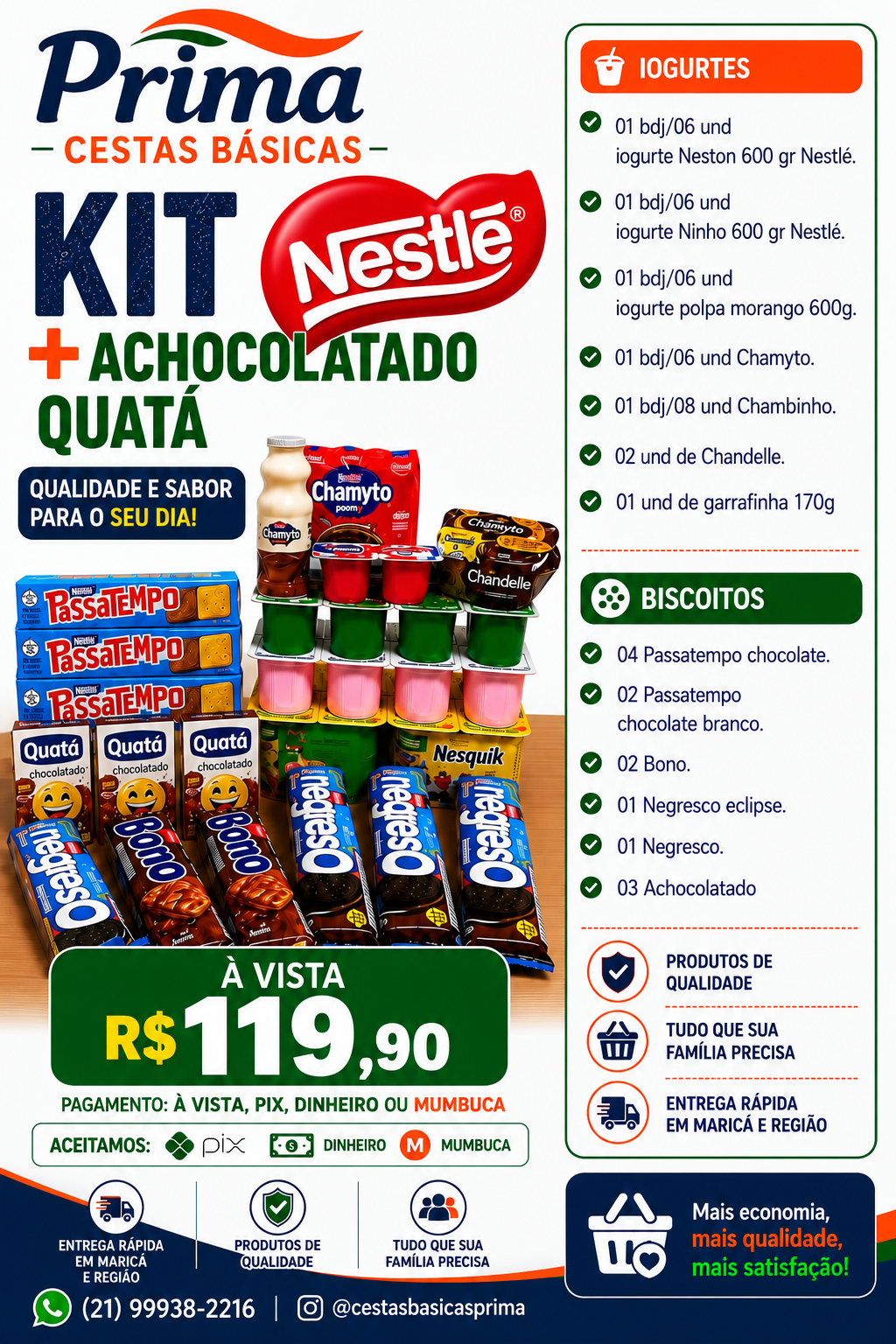 kit nestlé + achocolatado kit nestlé + achocolatado