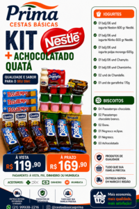 kit nestlé + achocolatado