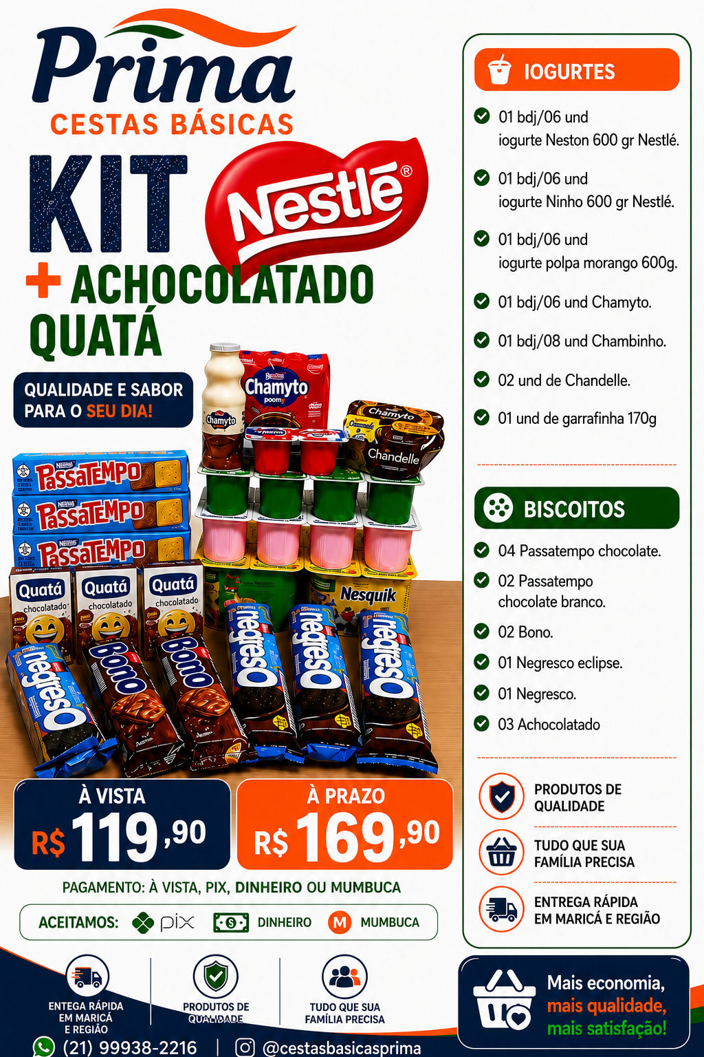 kit nestlé + achocolatado kit nestlé + achocolatado
