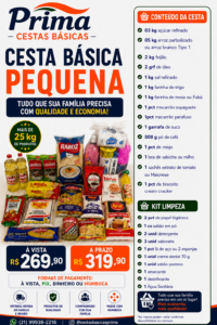 cesta básica pequena